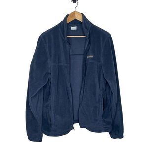 Columbia Navy Fleece Zip Up Jacket‎